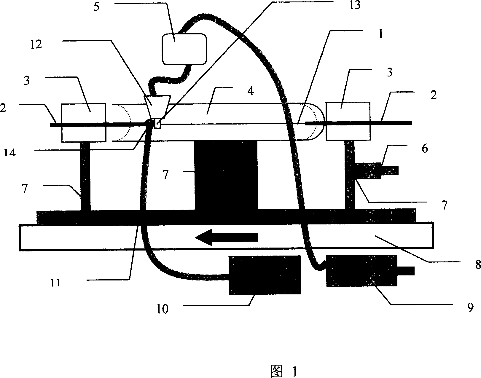 Coating apparatus and process for longoptic fiber grating