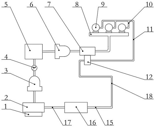 Compression ignition type methanol engine fuel supply system and control method thereof