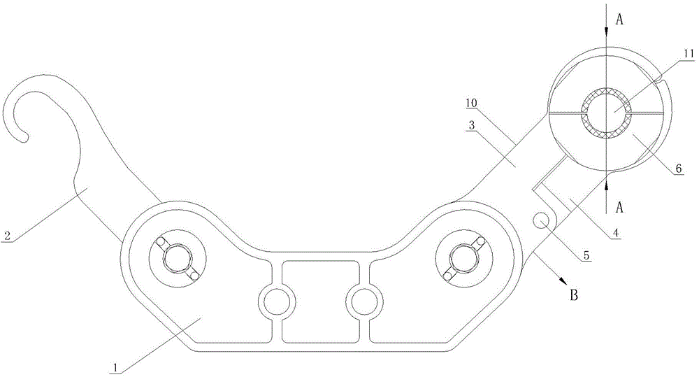 Anti-slip pre-twisted damping type spacer