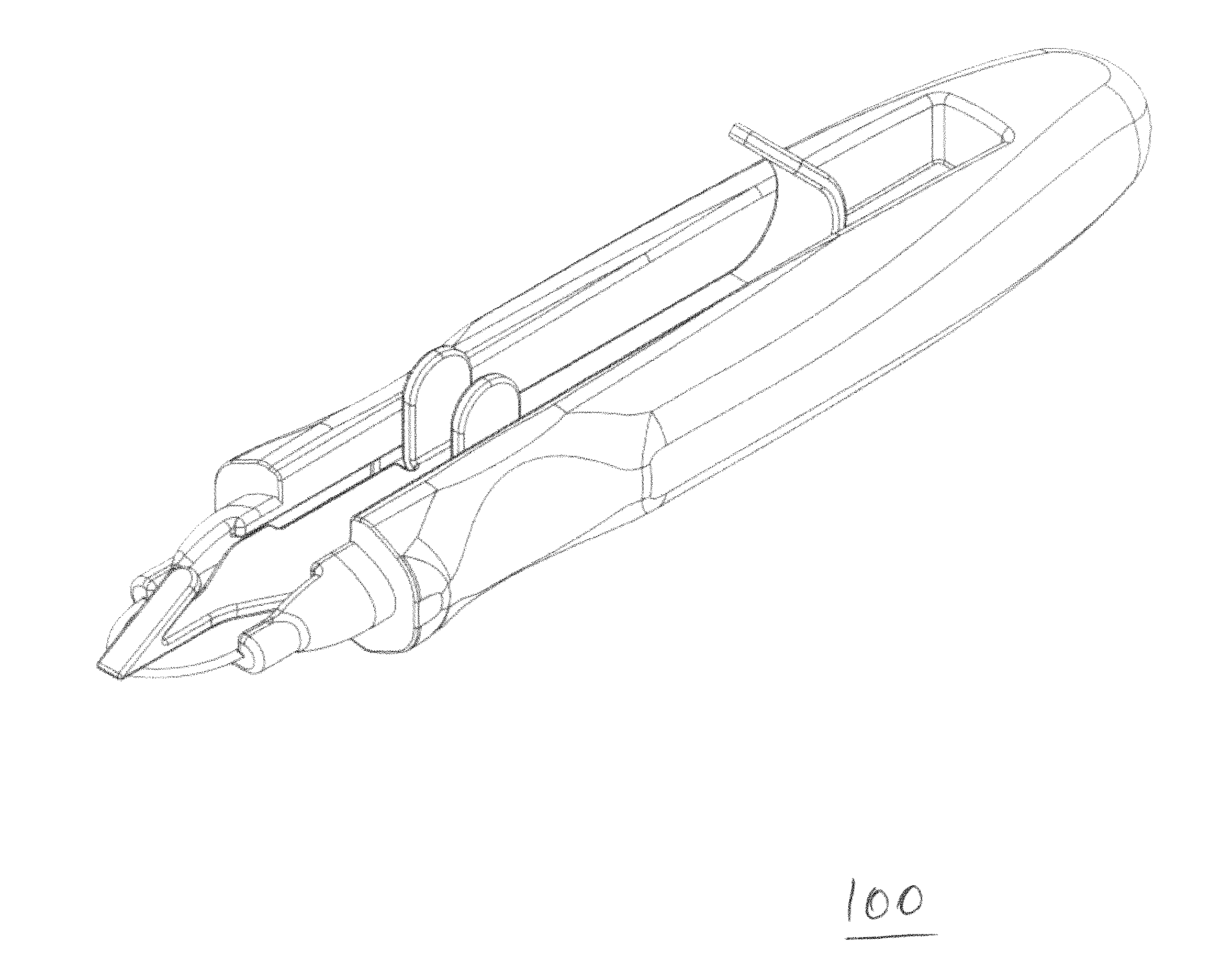 Surgical device for cricothyrotomy and the like