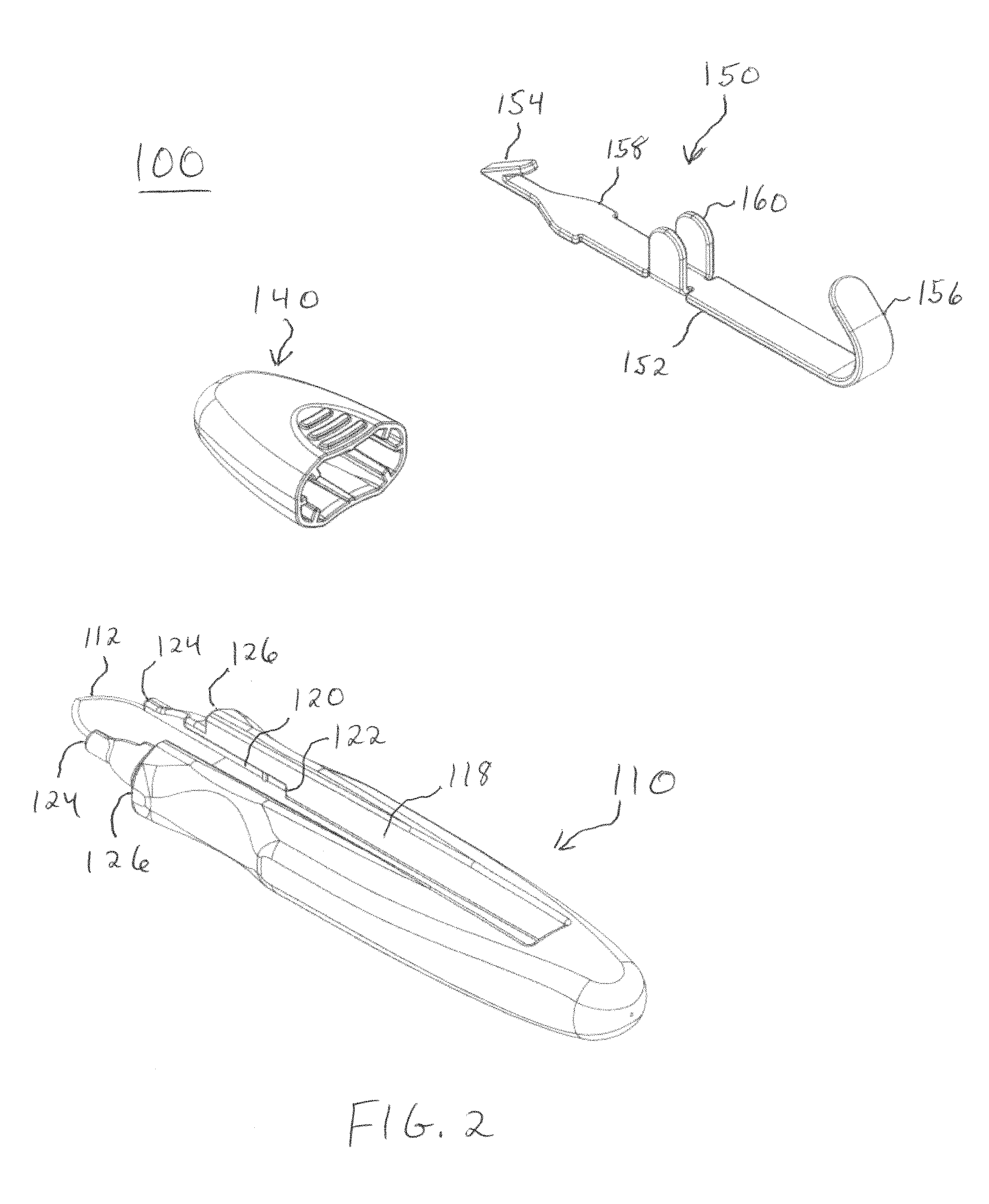 Surgical device for cricothyrotomy and the like