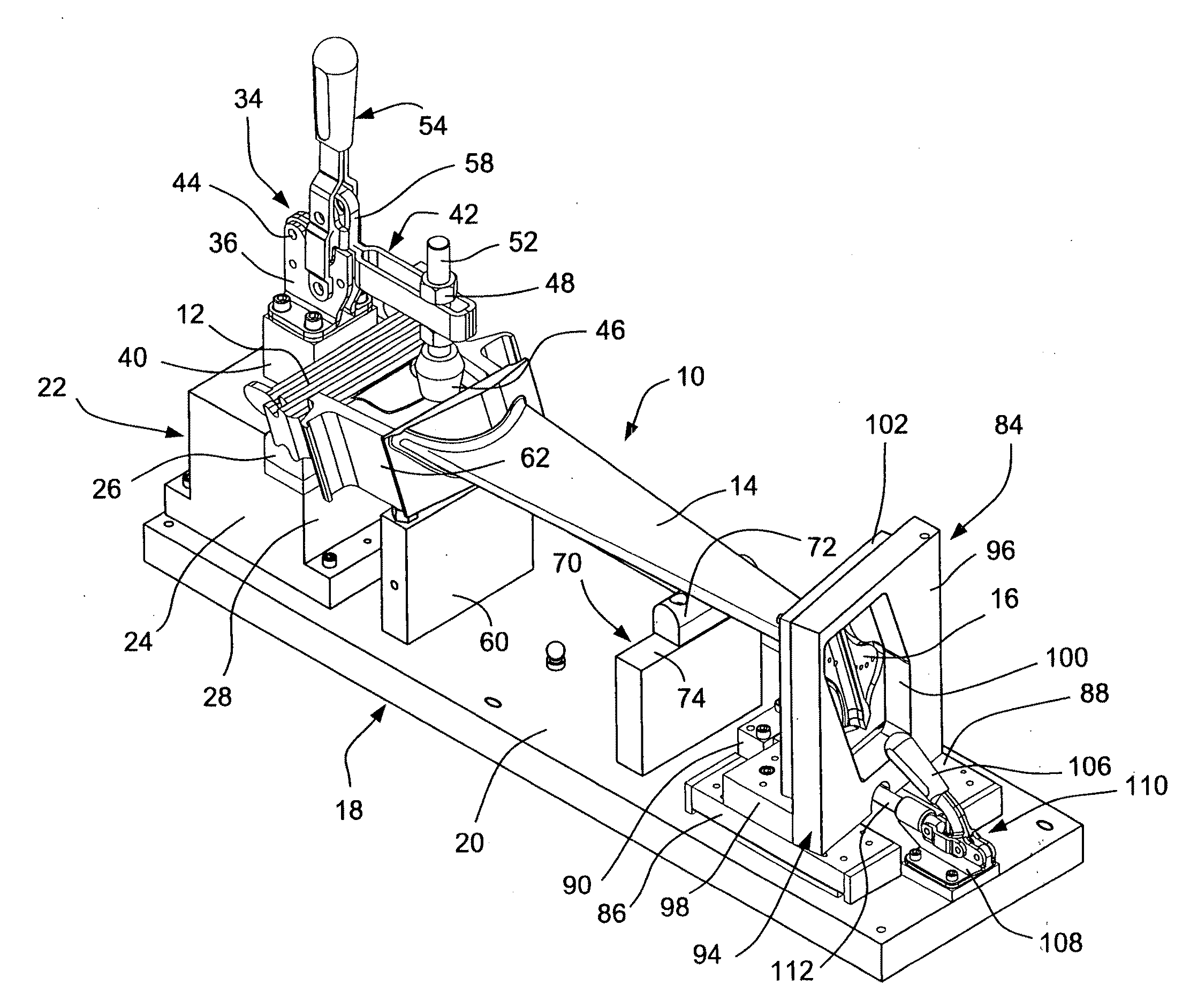 Inspection tool for measuring bucket Z notch position