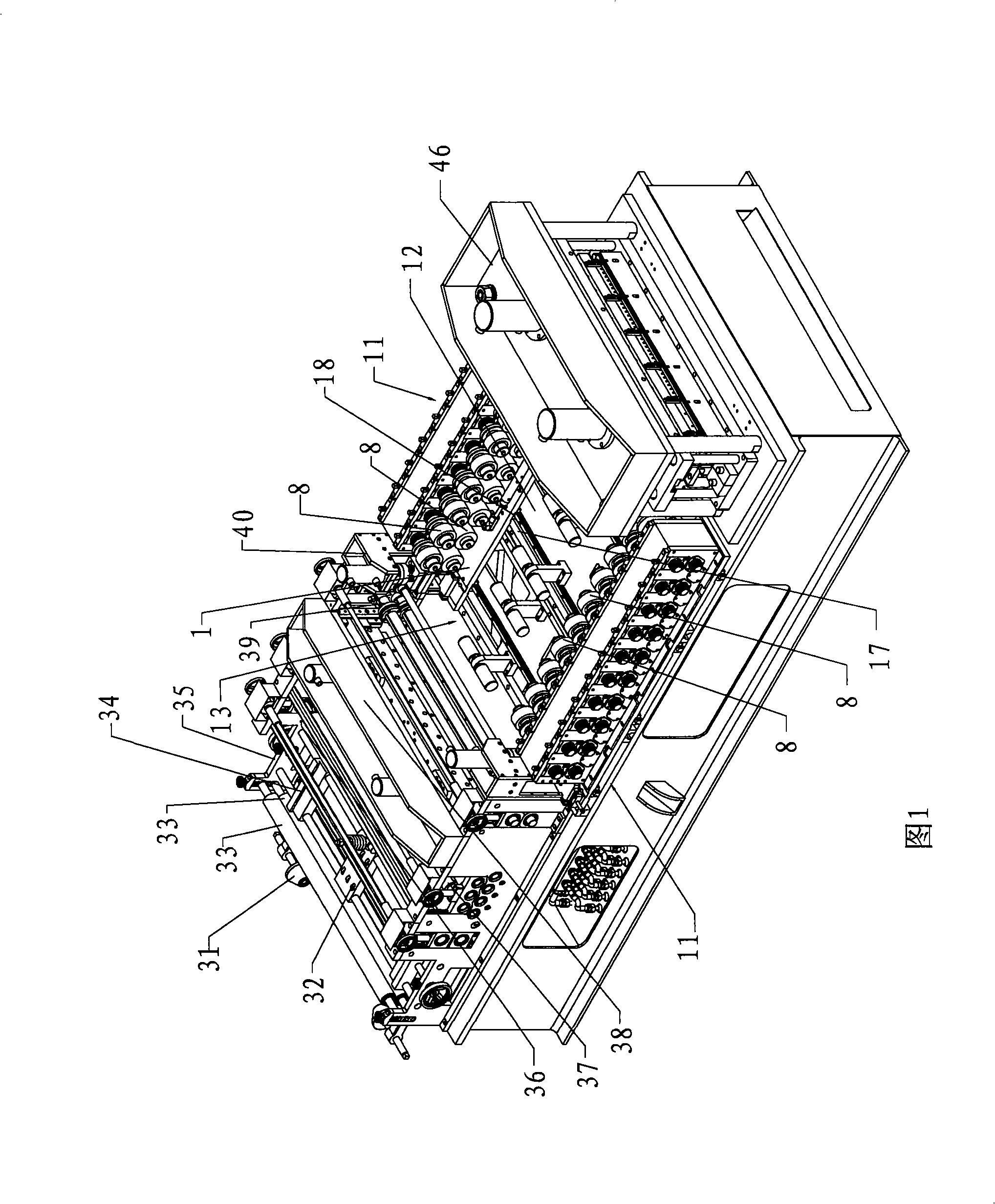 Manual plate cold-bending forming machine