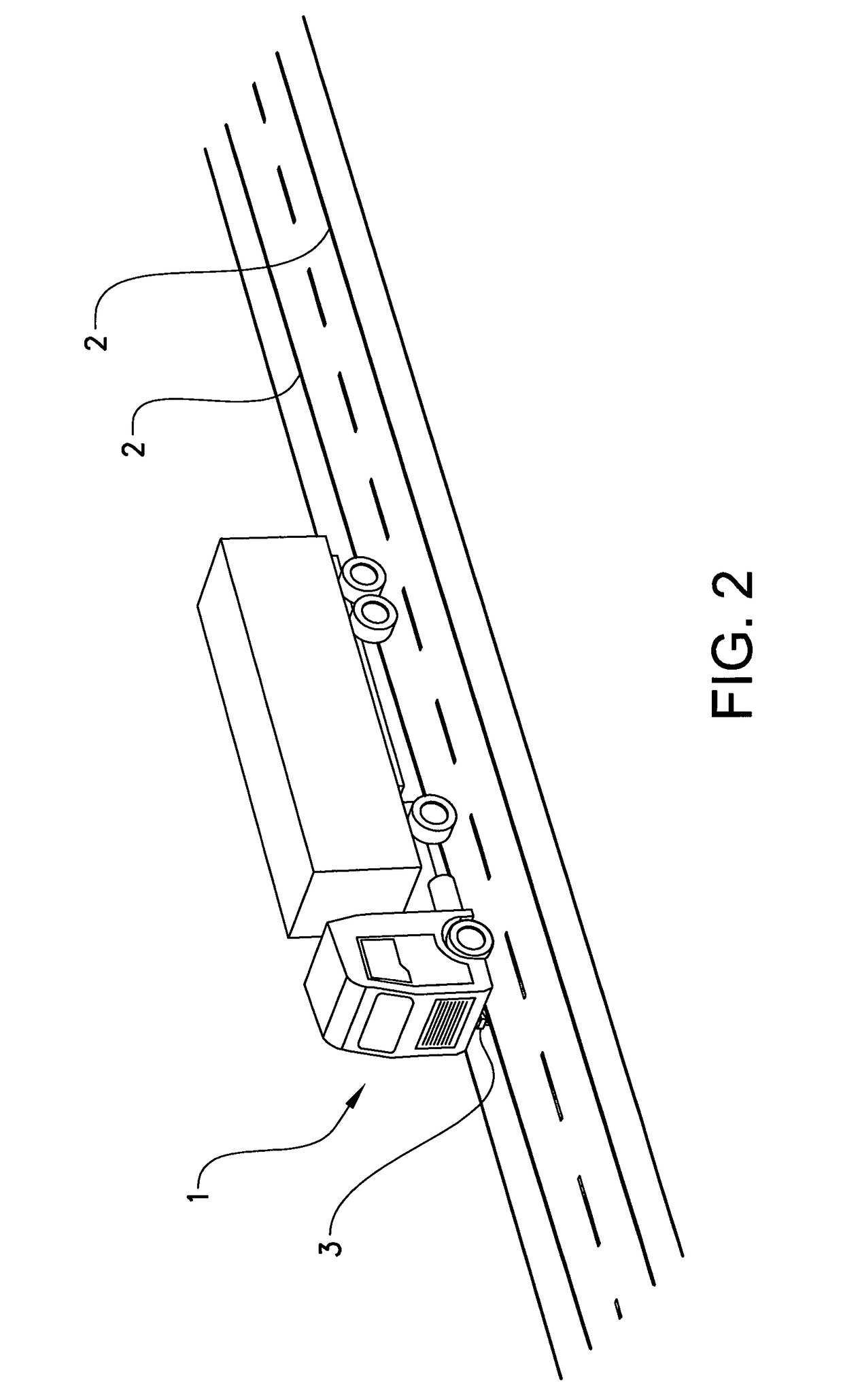 Energy management system for a non-railbound vehicle