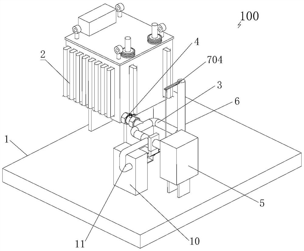 Transformer oil replacing device