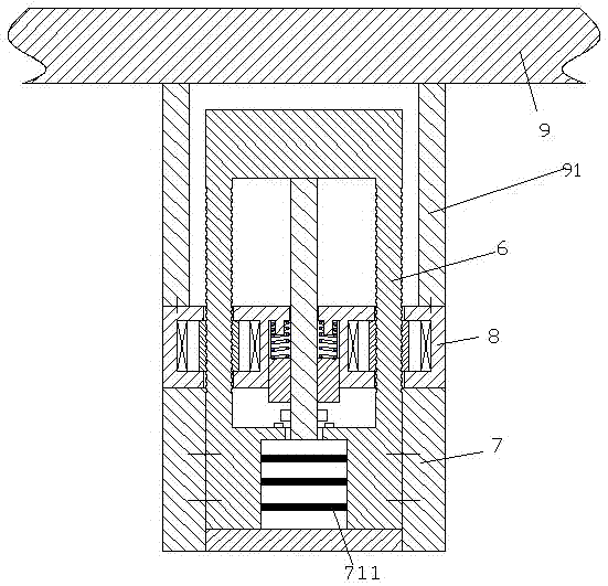 Novel medical bearing platform capable of lifting and descending