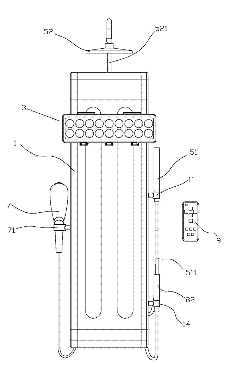 Intelligent shower set