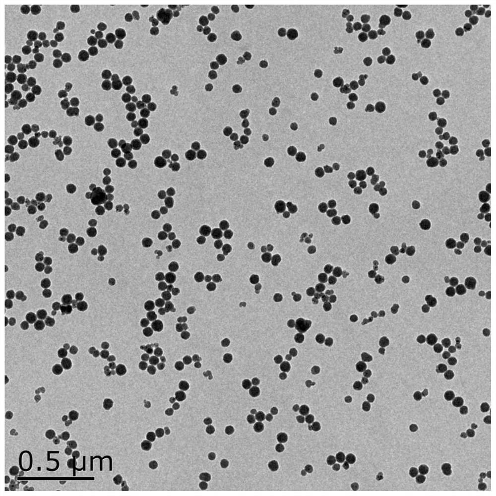 Magnetic ferrite nanocrystal as well as preparation method and application thereof