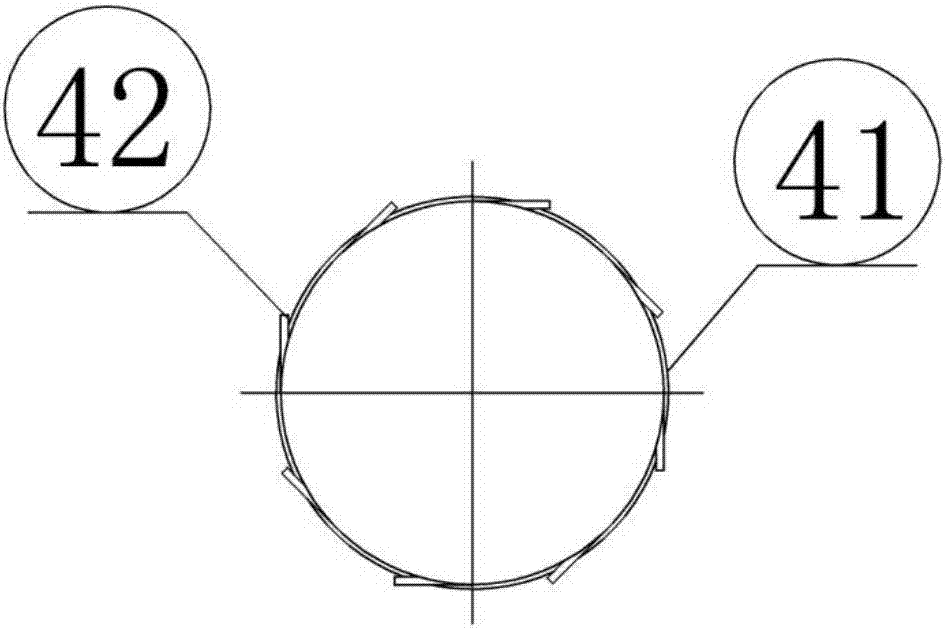 Continuous countercurrent extraction process and device for1,5-pentamethylene diamine