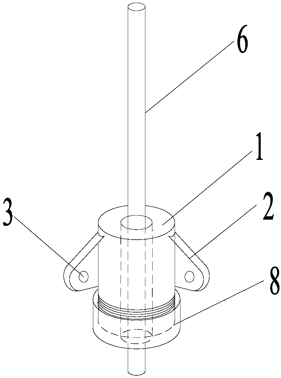 Coal mine thread jamming machine and using method thereof