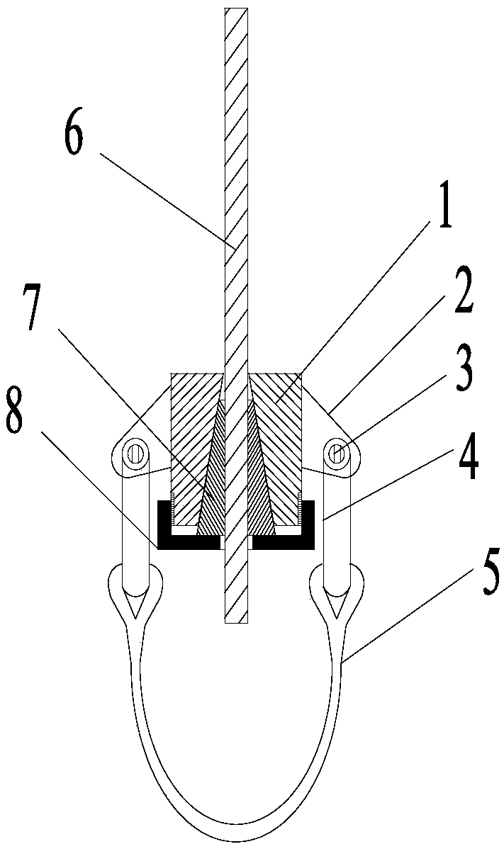 Coal mine thread jamming machine and using method thereof