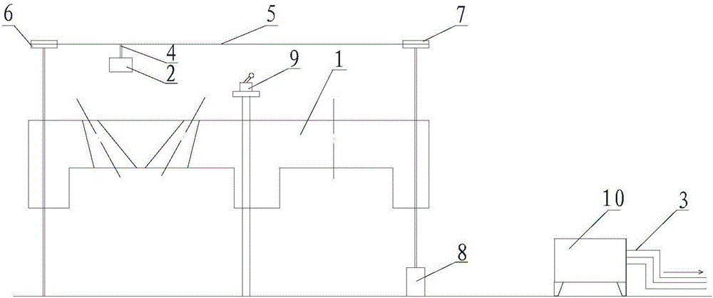 Furnace top CO detection device and method of ignition furnace