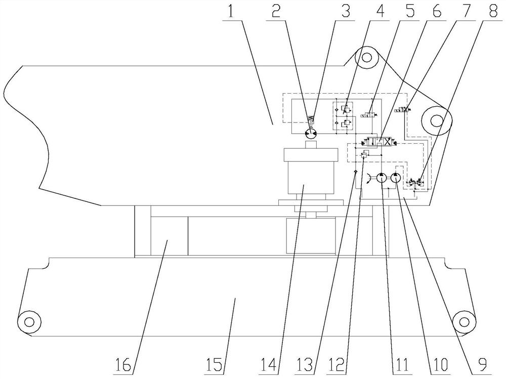 Automatic control method and device for crane rotary parking brake system