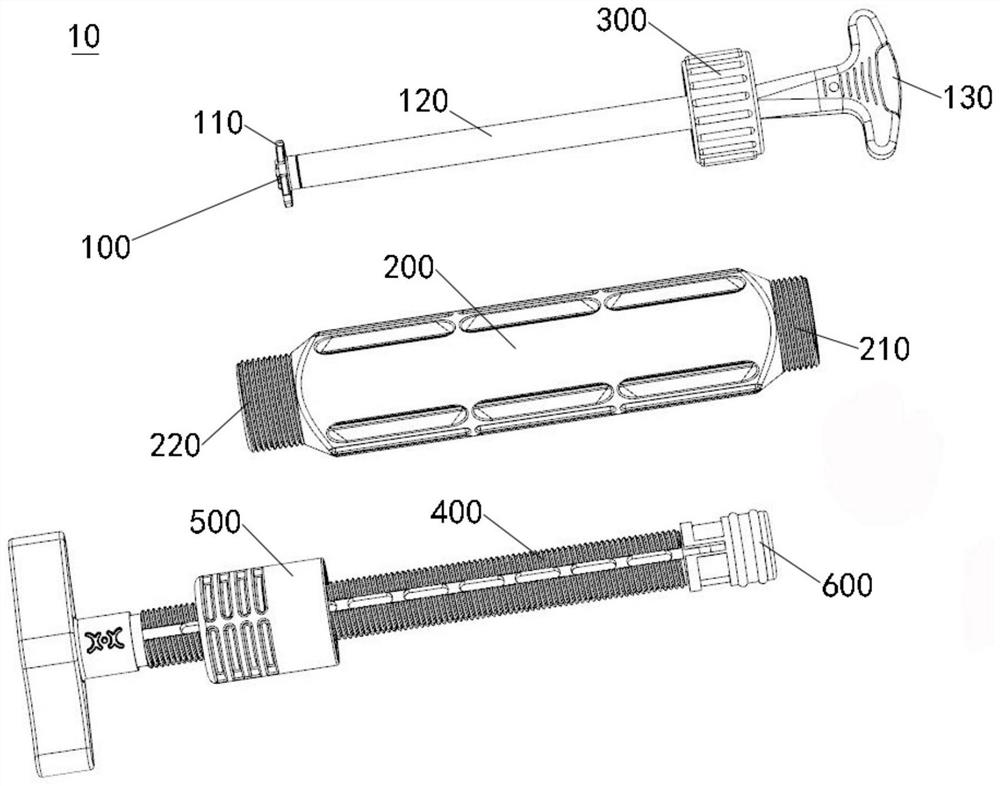 Bone cement mixer and its mixing mechanism