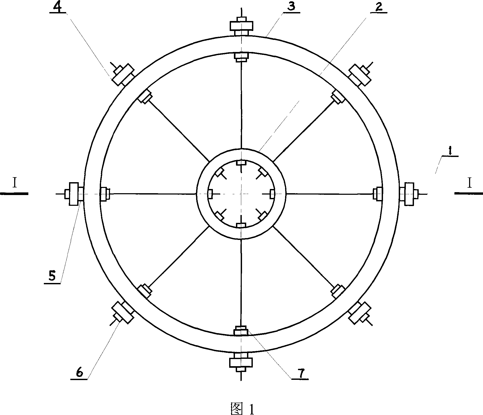 Damper of multi-dimensional superelastic shape memory alloy