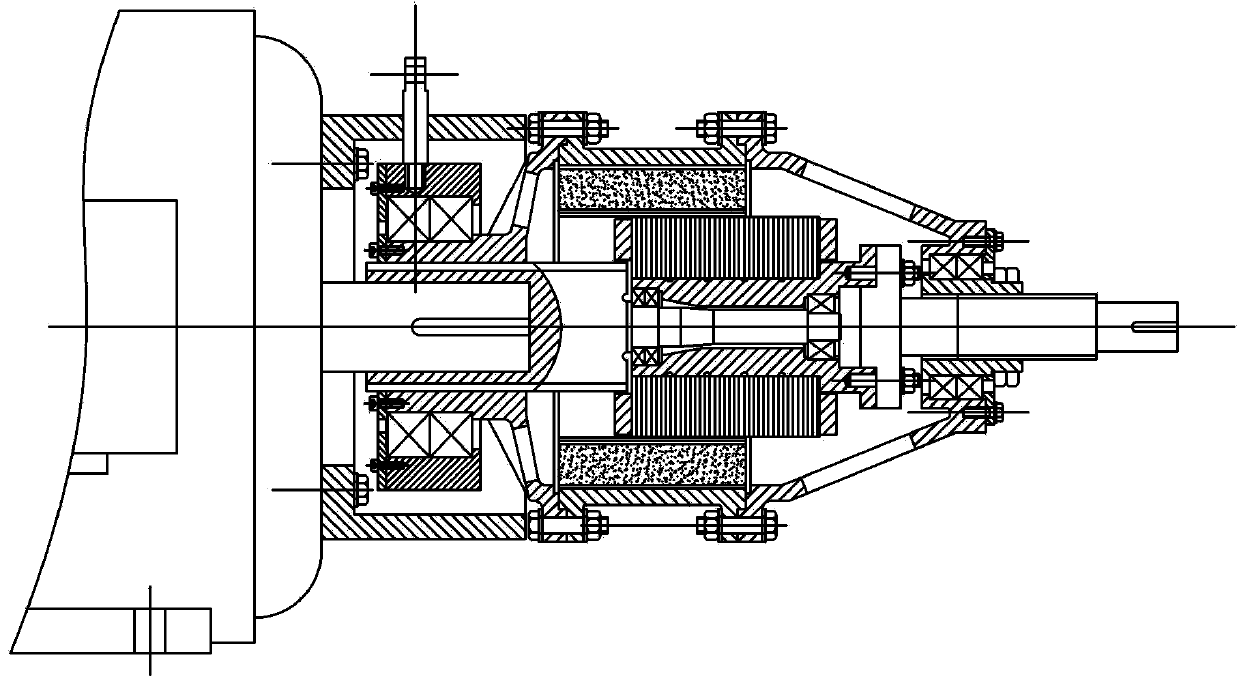 Cage-shaped rotor magnetic coupling capable of regulating speed