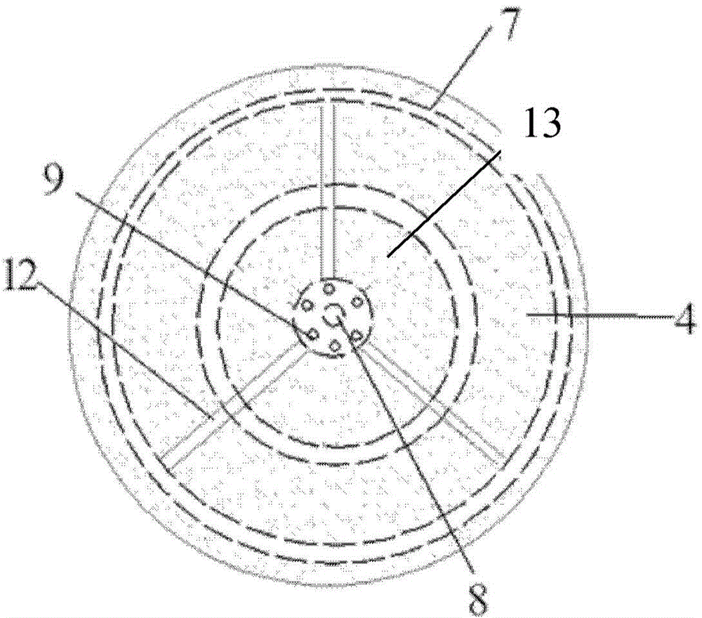 Groundwater organic pollutant restoration device and method