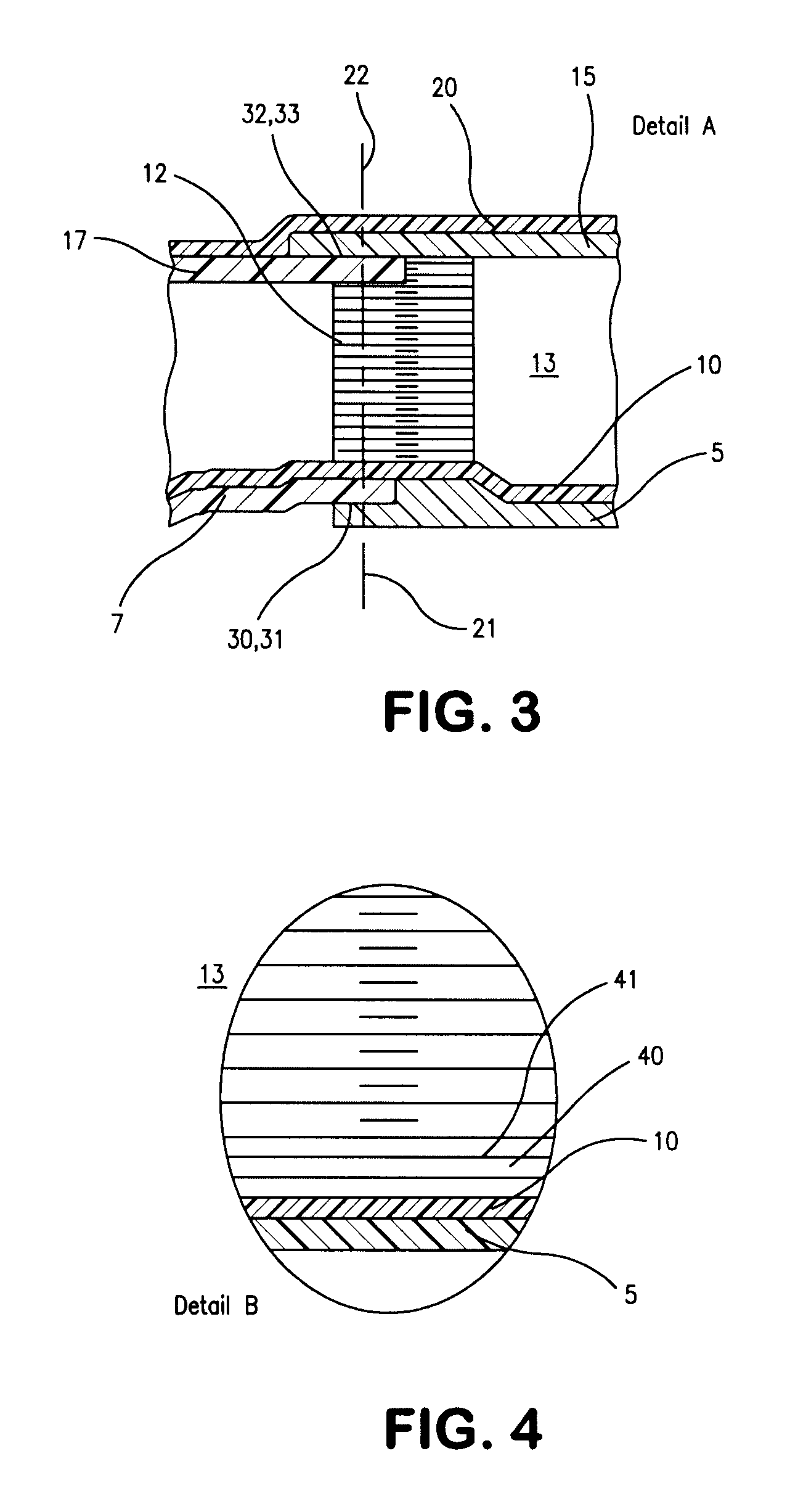 Double-walled container having supports for positioning the inner and outer walls