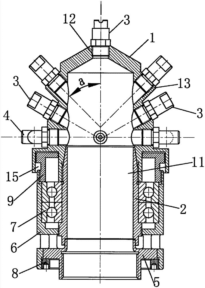 Multi-arm type automatic rotating sprayer