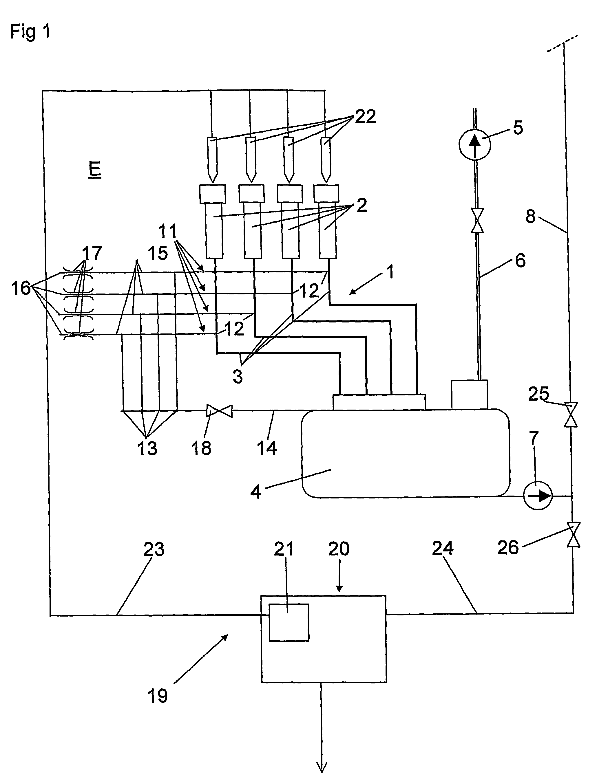 Milking device and a method of handling a milking device