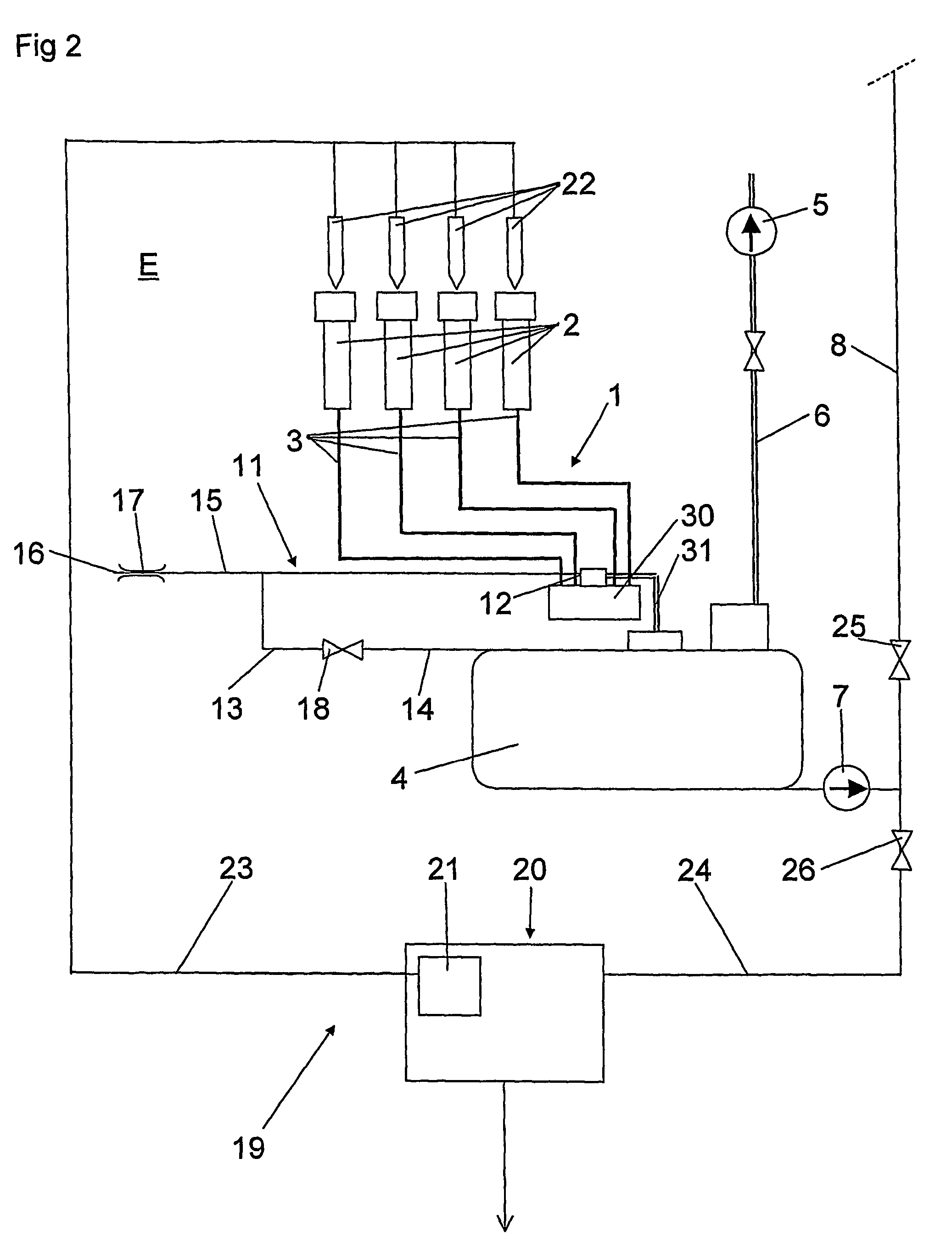 Milking device and a method of handling a milking device