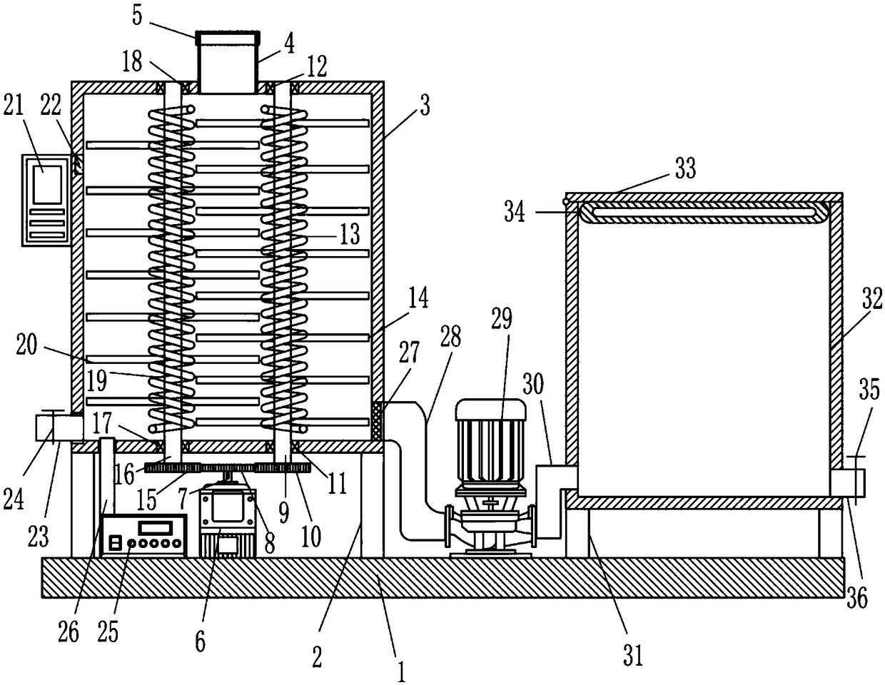 Mixer for shower gel production