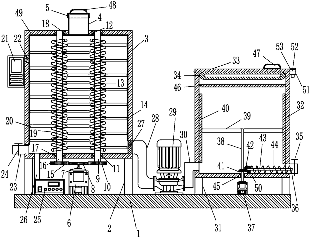 Mixer for shower gel production