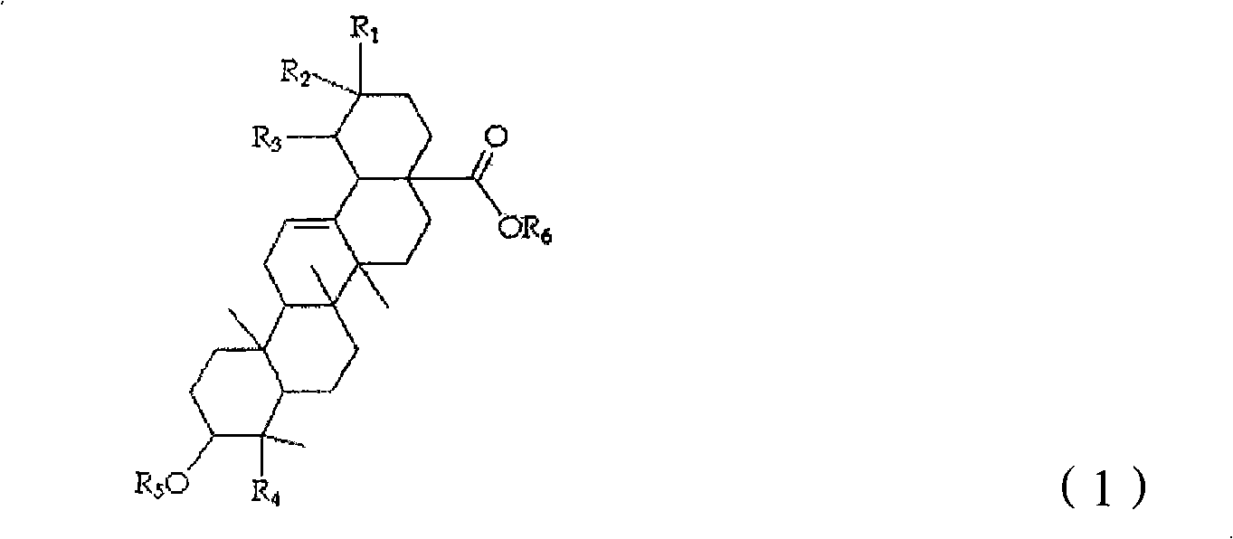 Oleanane triterpene saponin compounds which are effective on treatment of dementia and mild cognitive impairment(MCI), and improvement of cognitive function