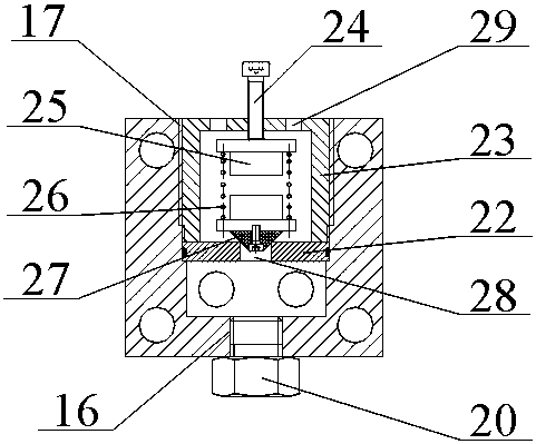 Tube explosion closing valve