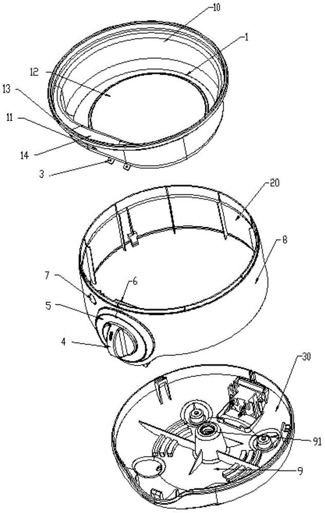 Water tank for electric rice cooker, manufacturing method of water tank and electric rice cooker