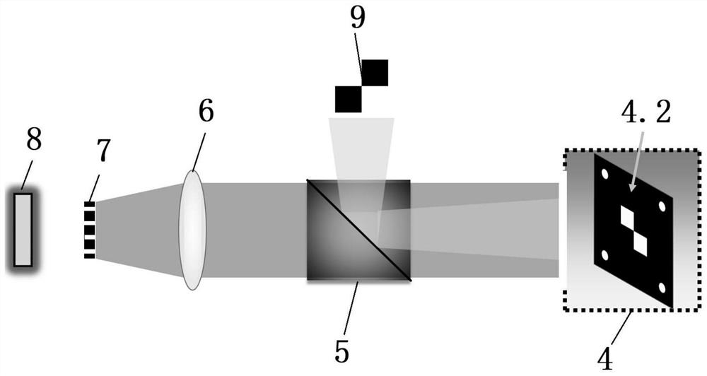 Double-visual-angle visual displacement measurement system and method