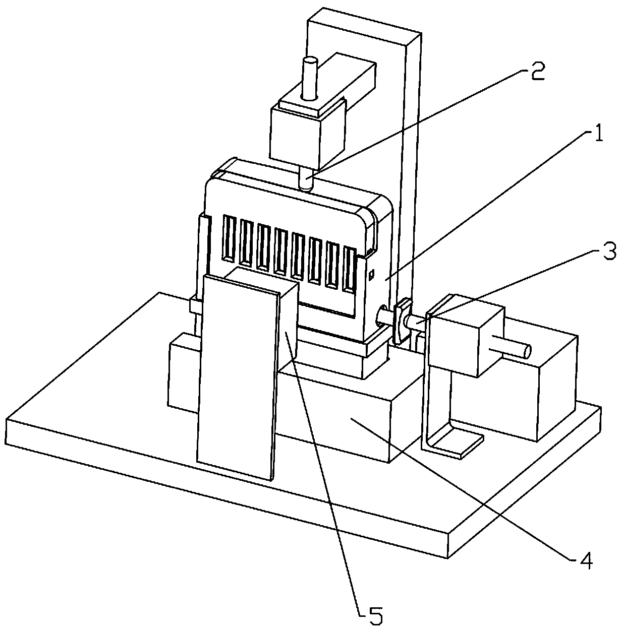 High-flux automatic chromatographic detection device