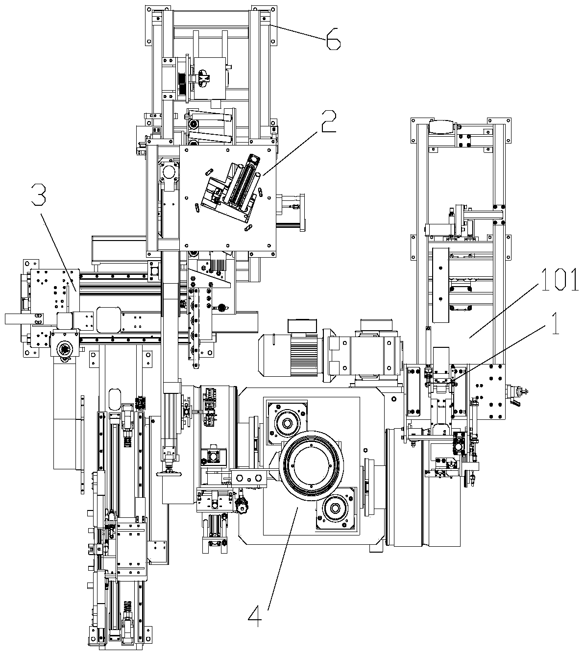 All-steel radial tire bead core double-drum forming machine and bead core manufacturing method