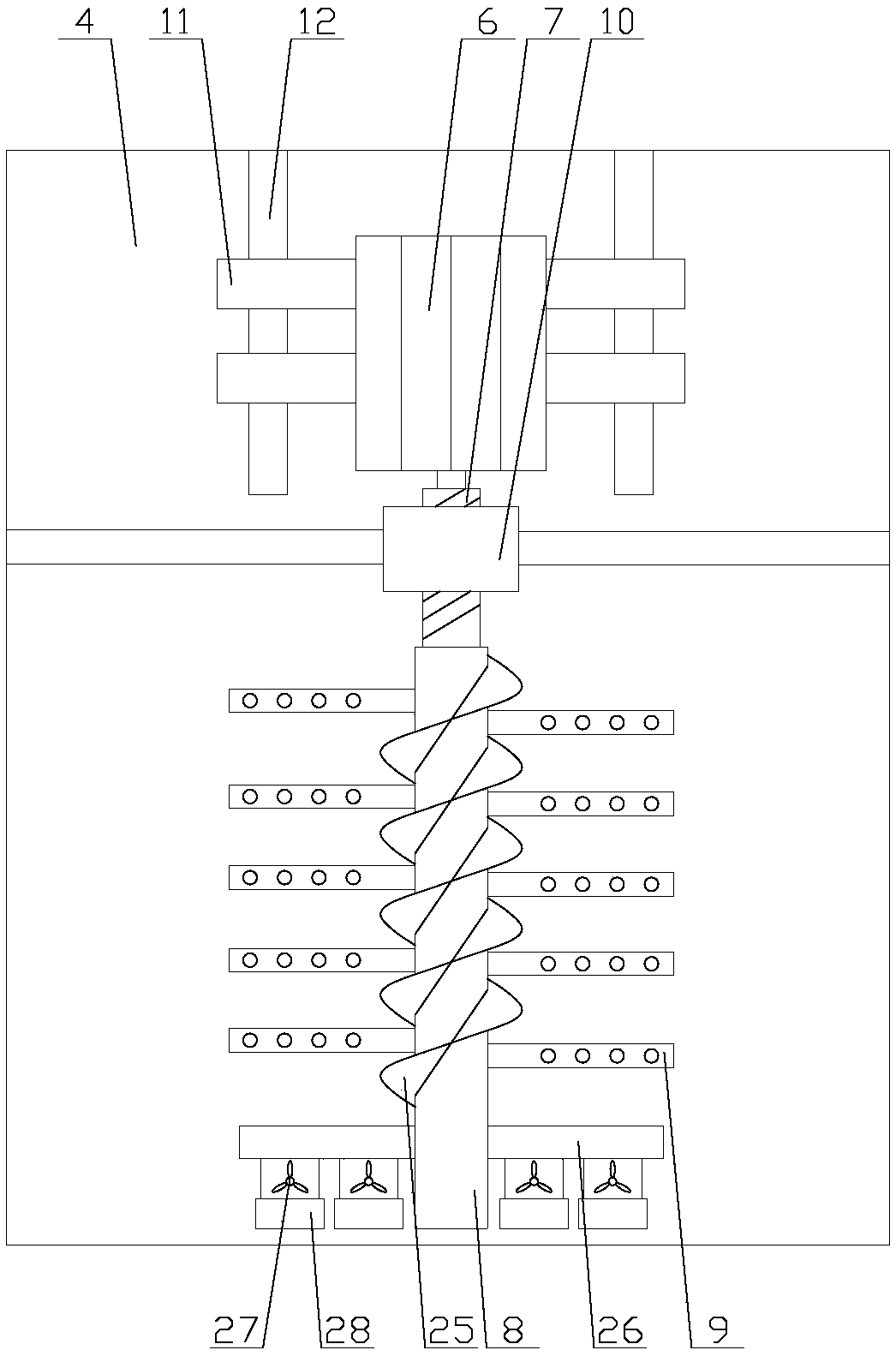 Energy-saving type filling machine with uniform filling based on internet of things