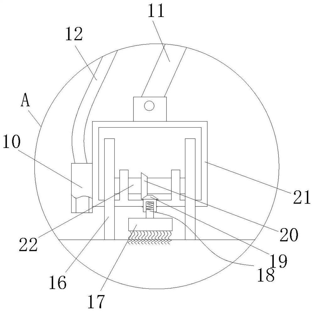 Derusting device for inner wall of wind power generation tower