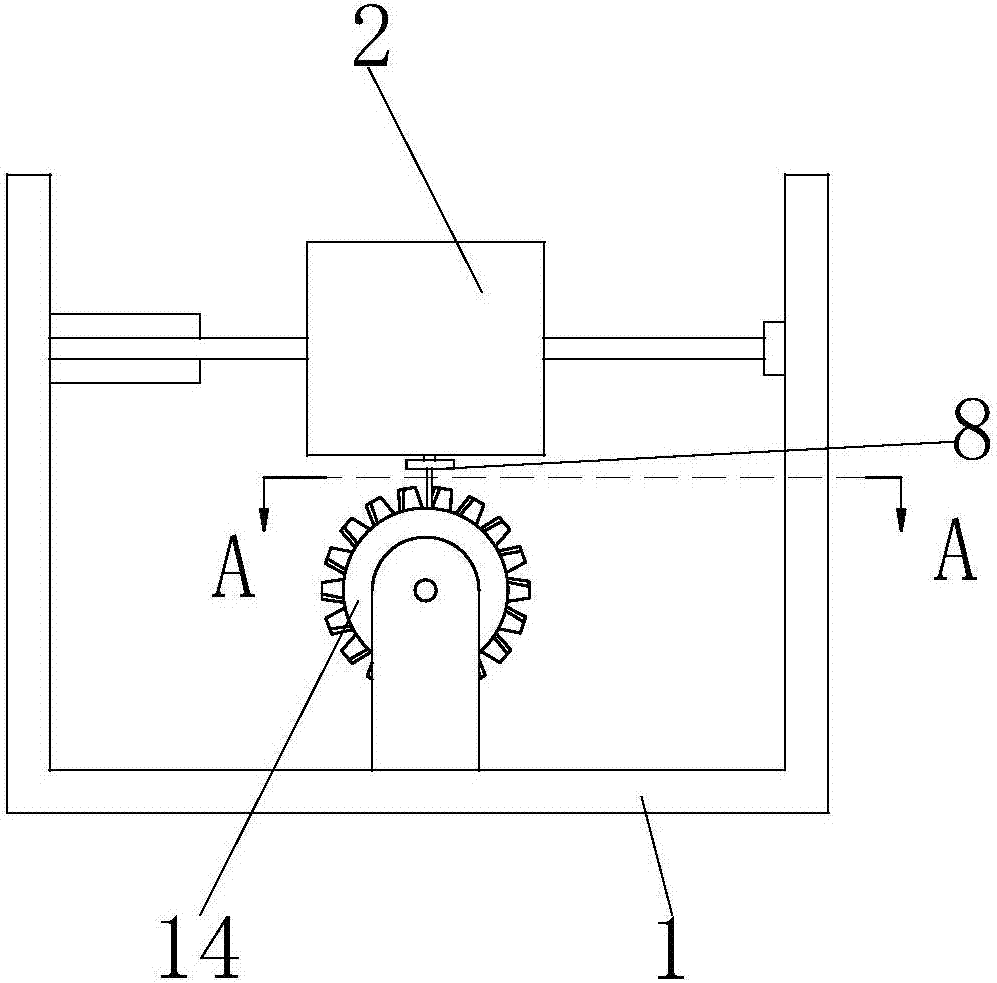 Automatic oiling device for normal surfaces of large-space helical gear