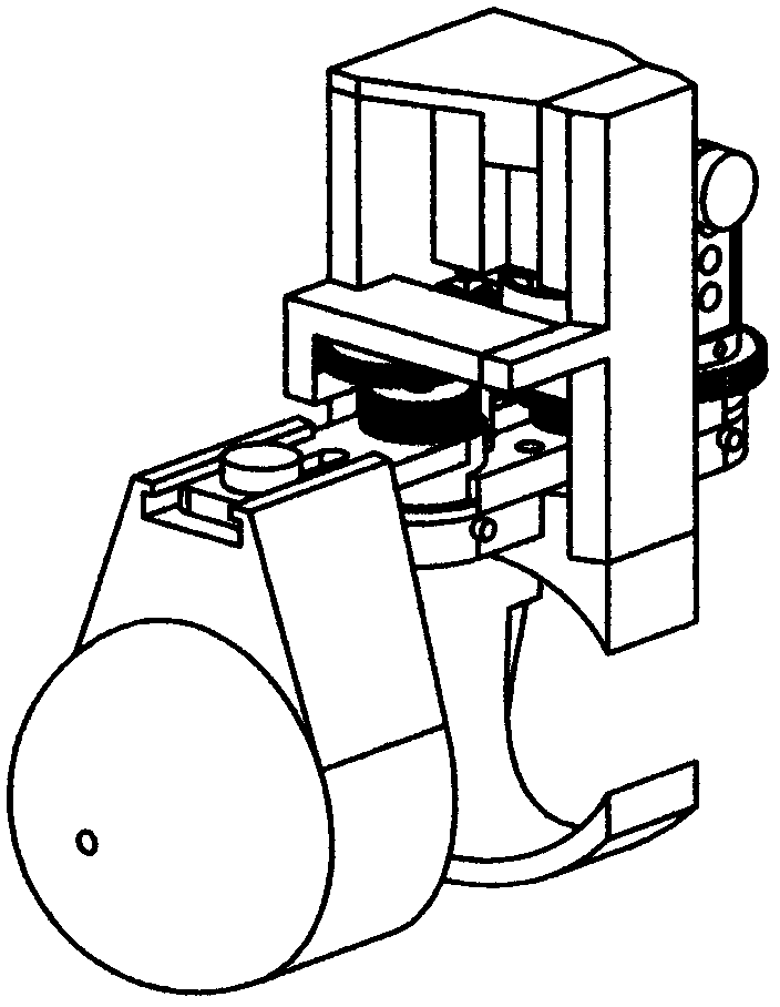 Mechanism for detecting and driving distal thumb joint of human hand