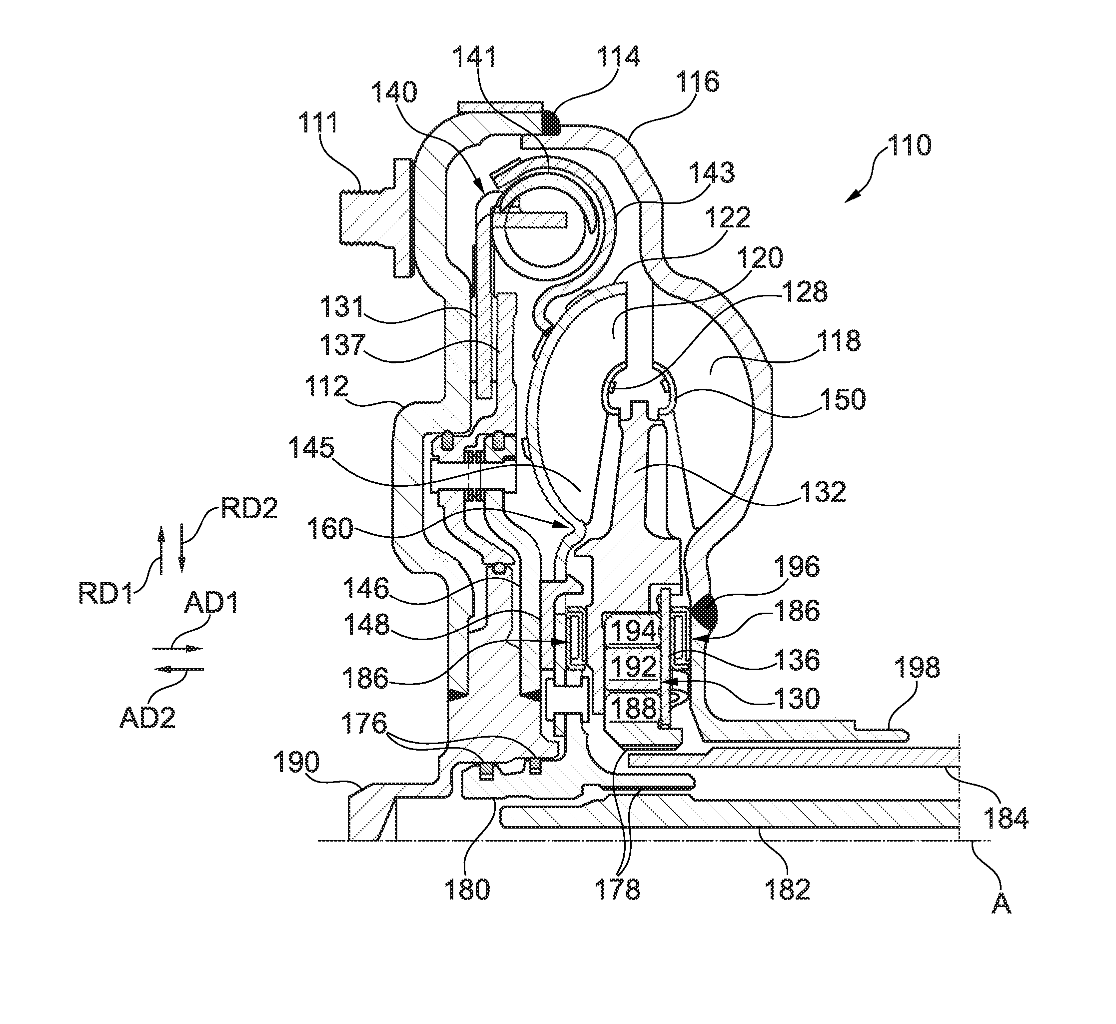 Stator body centering feature for torque converter