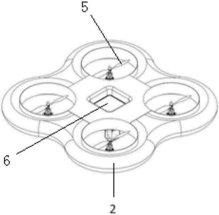 Small-sized anti-collision multi-rotor unmanned aerial vehicle