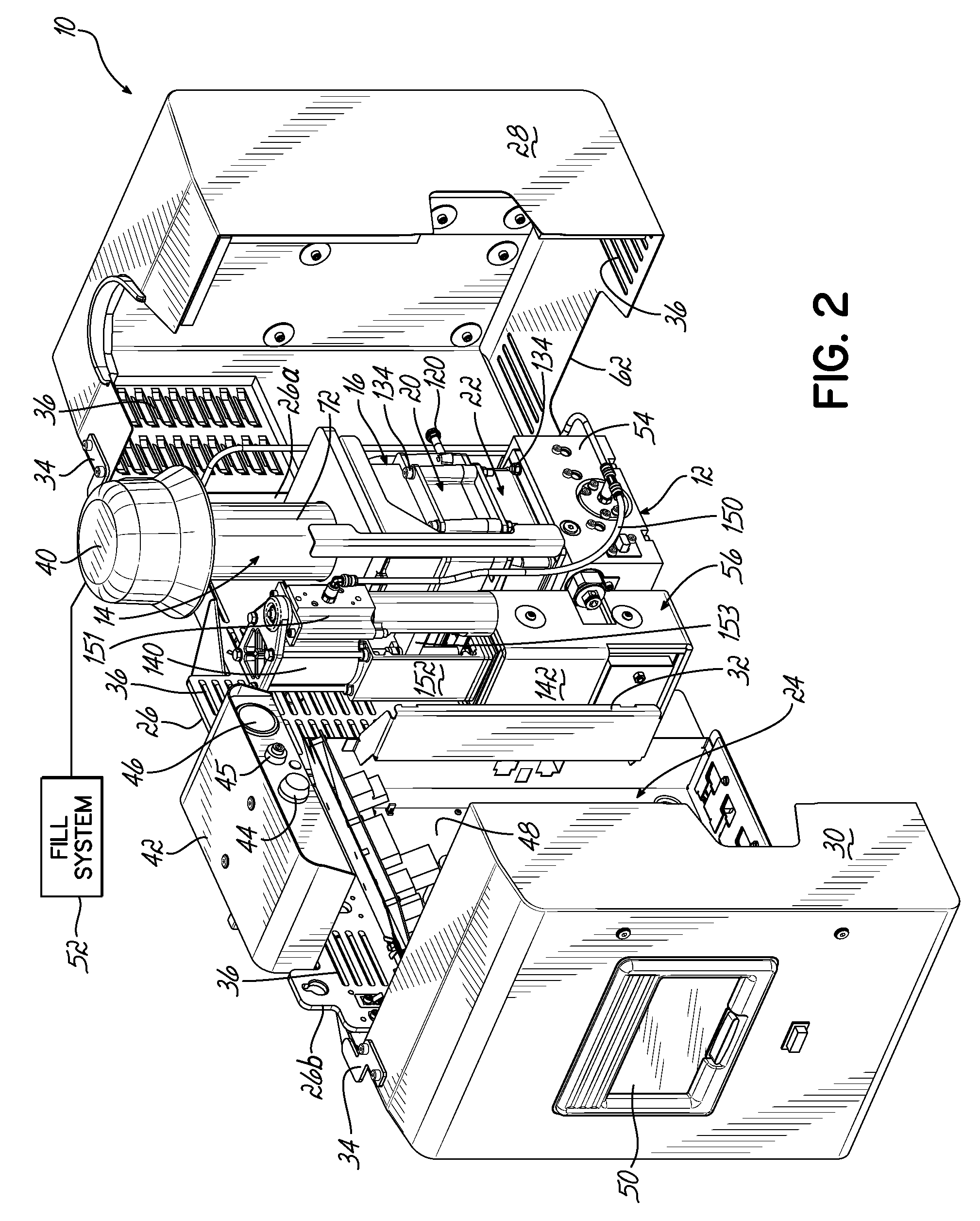 Adhesive dispensing device having optimized cyclonic separator unit