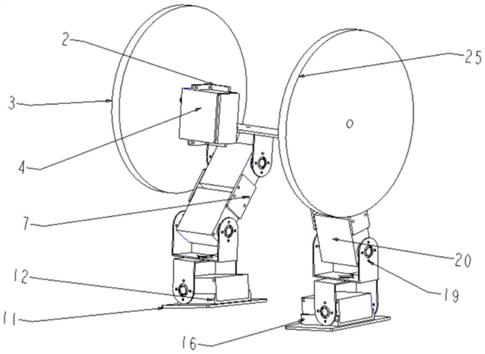 A kind of biped robot with wheelable movement and its working method