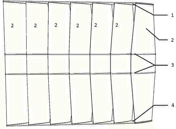 Vertical V-surface grid plate