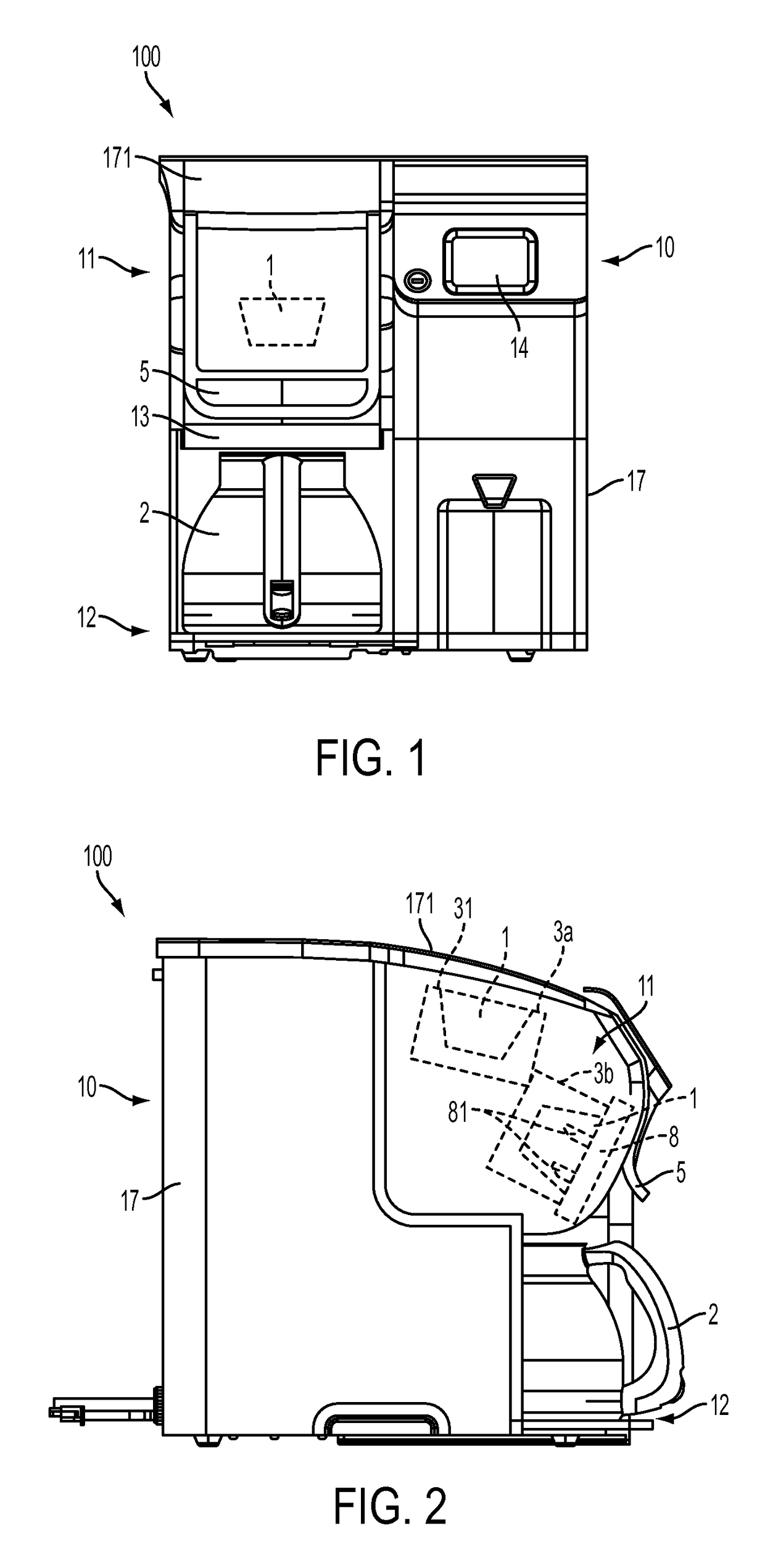 Beverage machine cartridge holder with damped movement