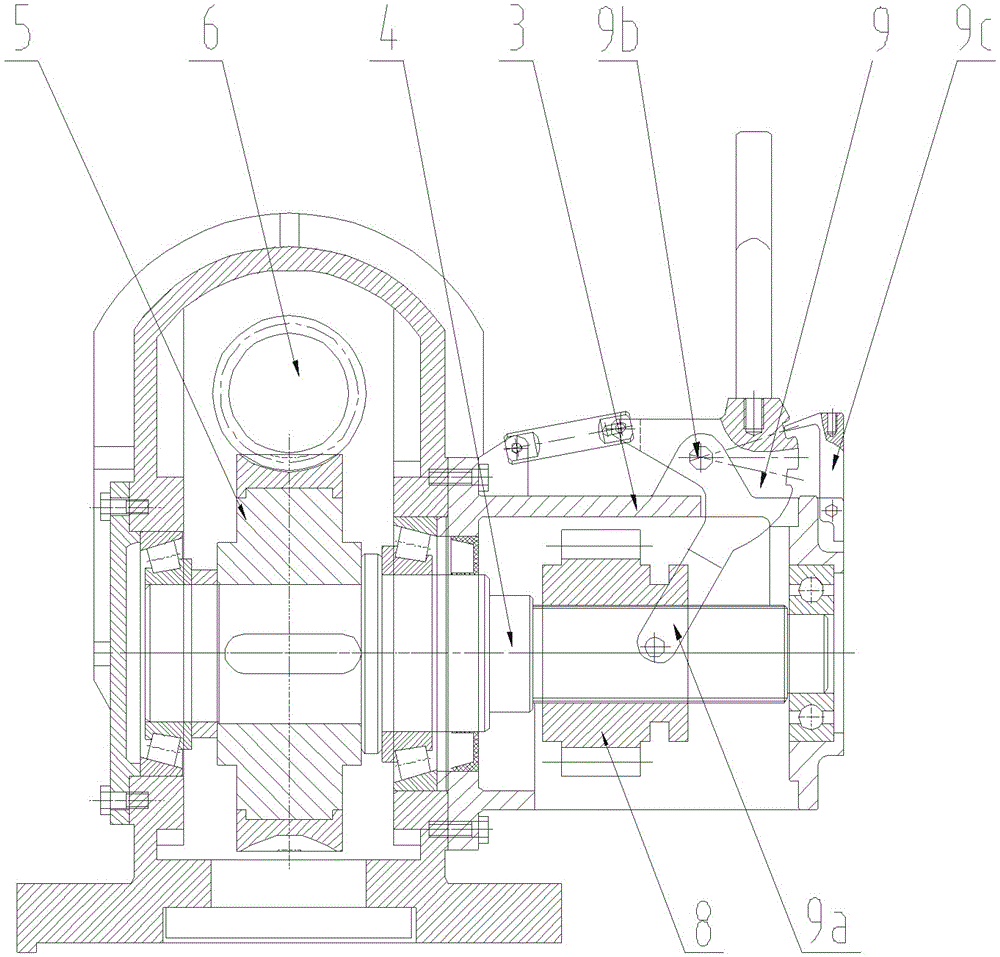 Marine diesel turning mechanism