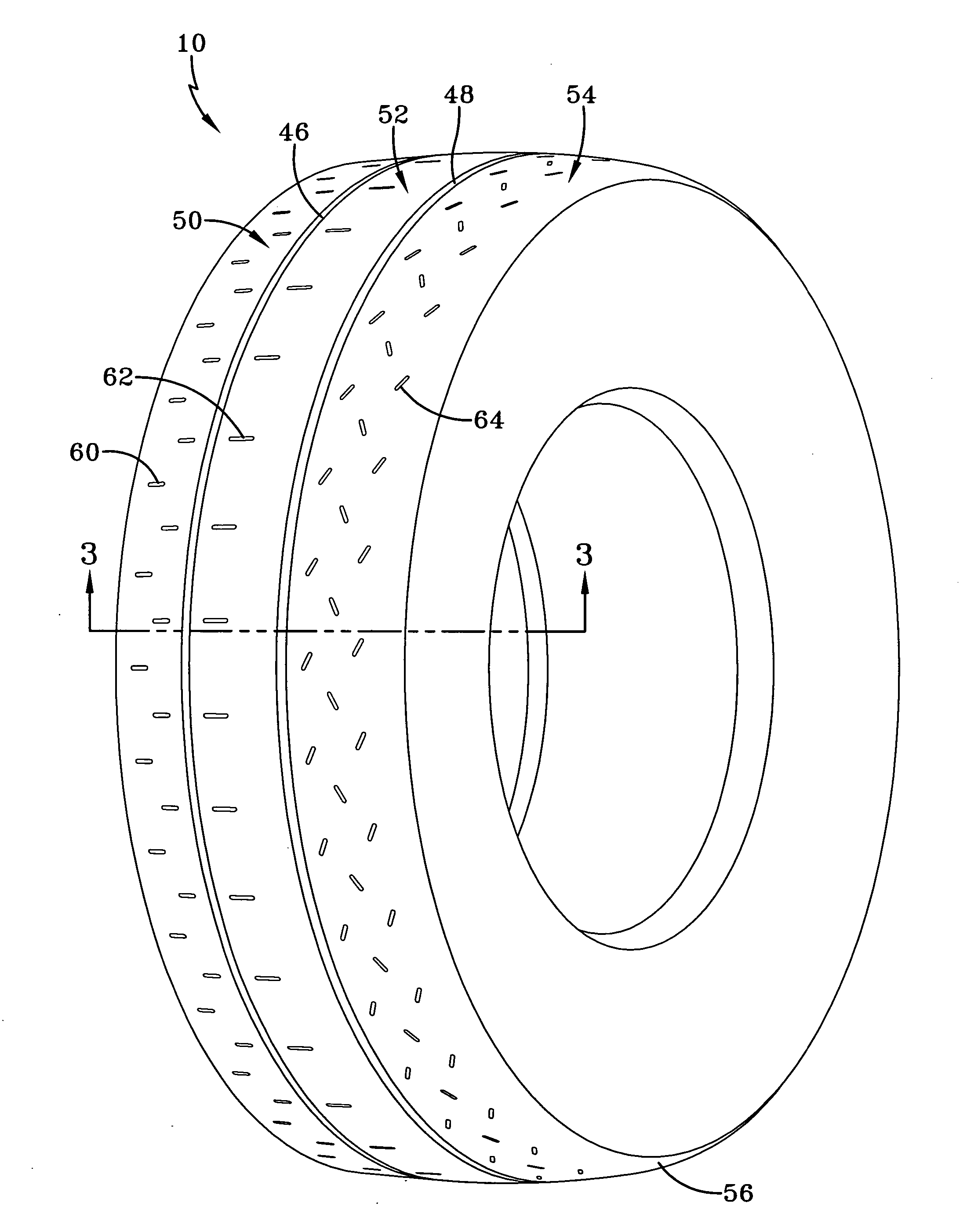 Asymmetric truck racing tire