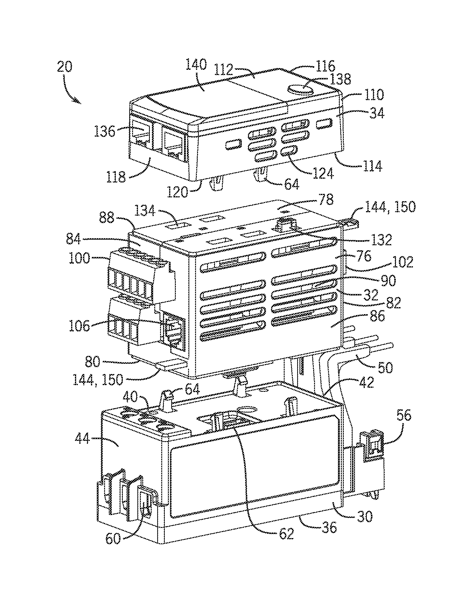 Voltage sensor contact for an electronic device