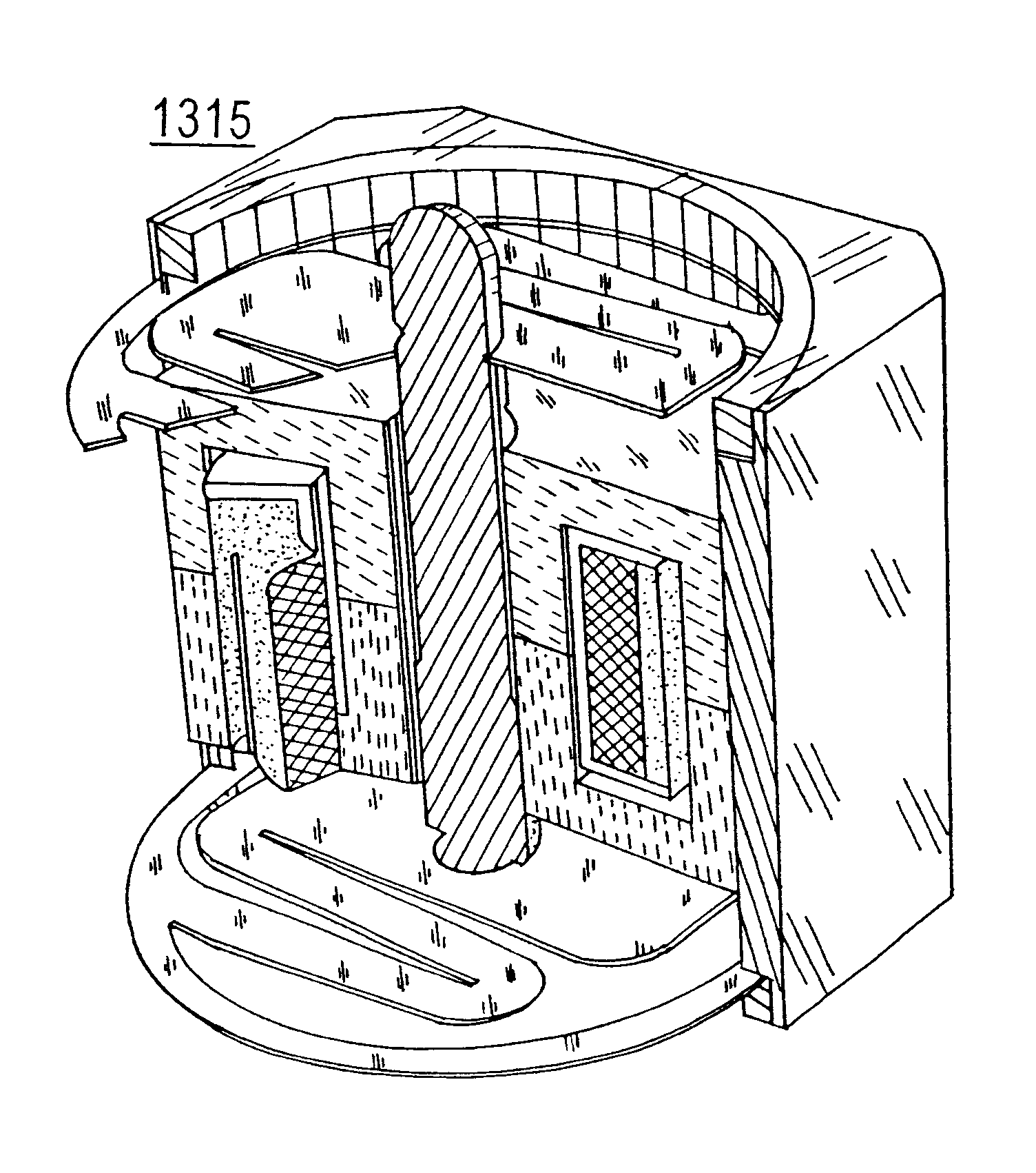 Solenoid cassette pump with servo controlled volume detection