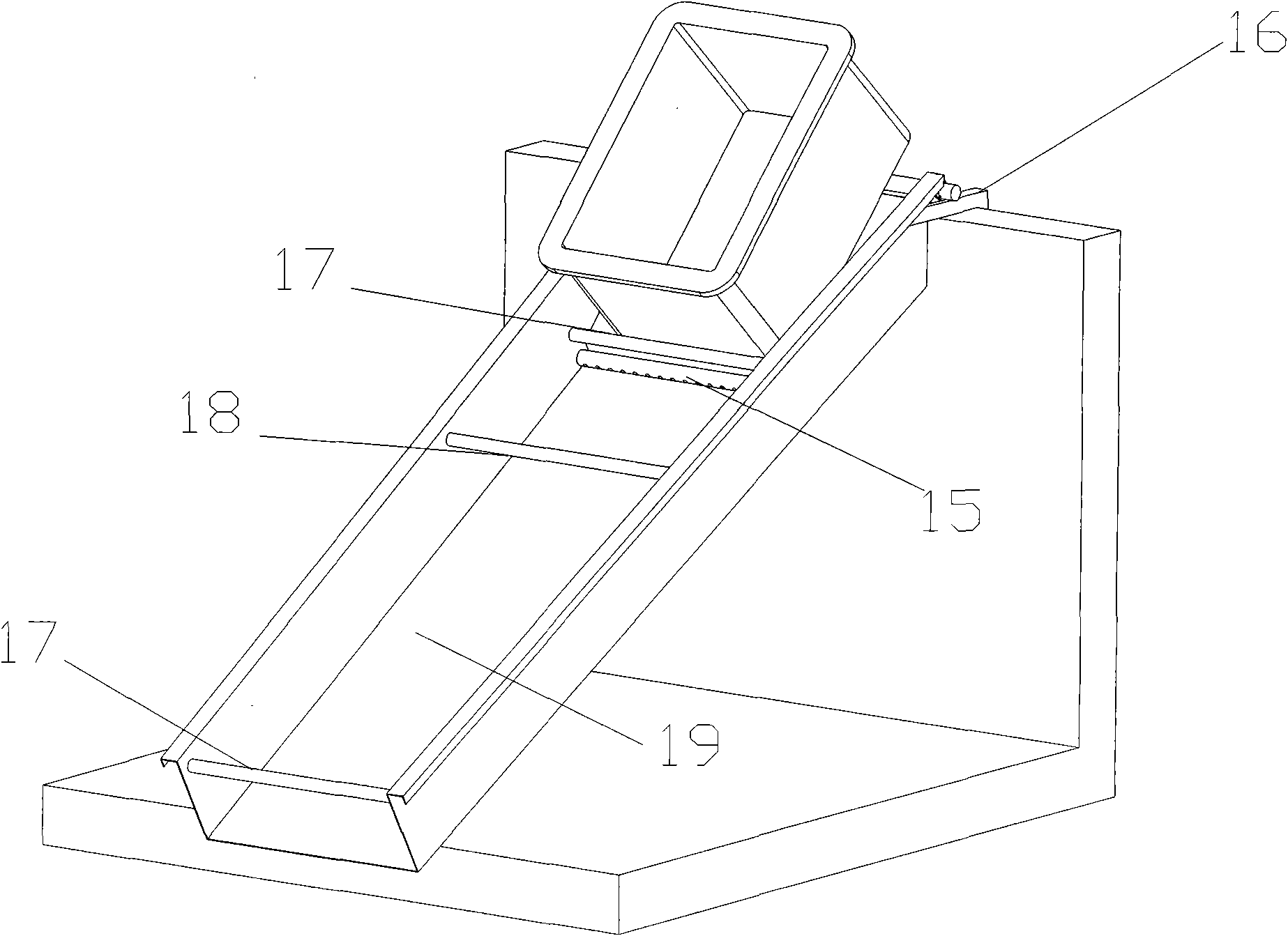 Semi-automatic bottom sowing device