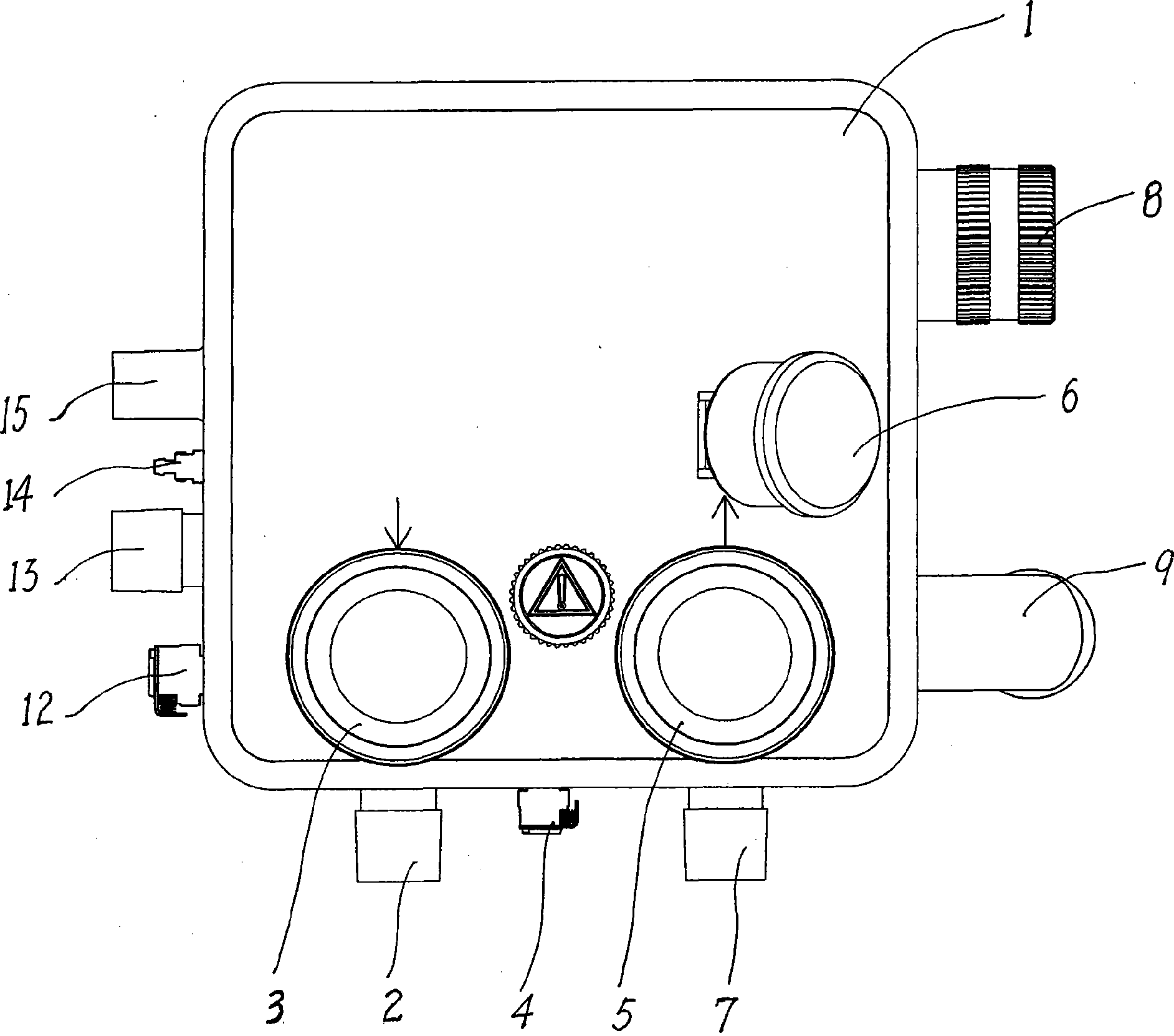 Anaesthesia aerating system with return circuit cover