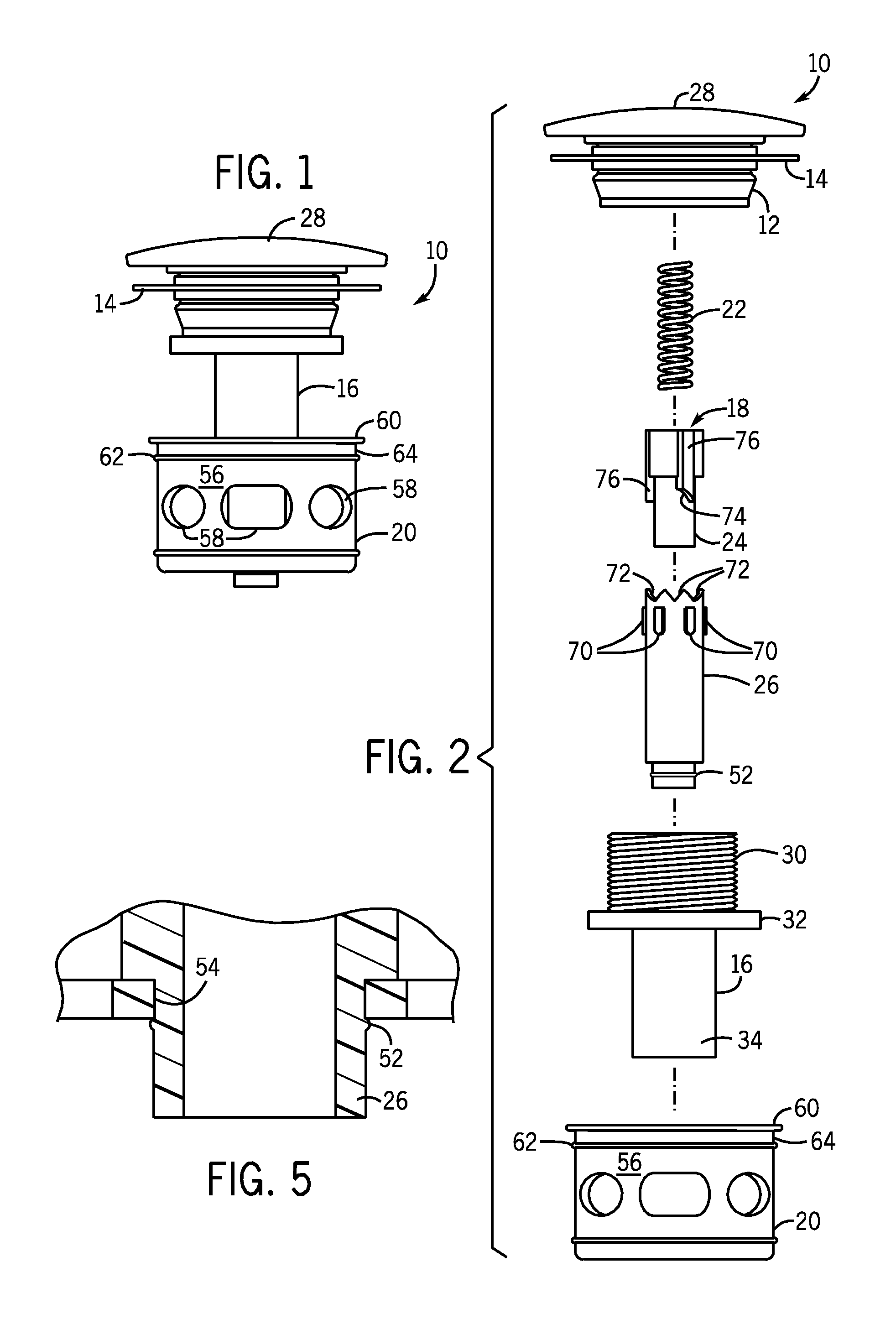 Removable pop-up drain control with catch basket